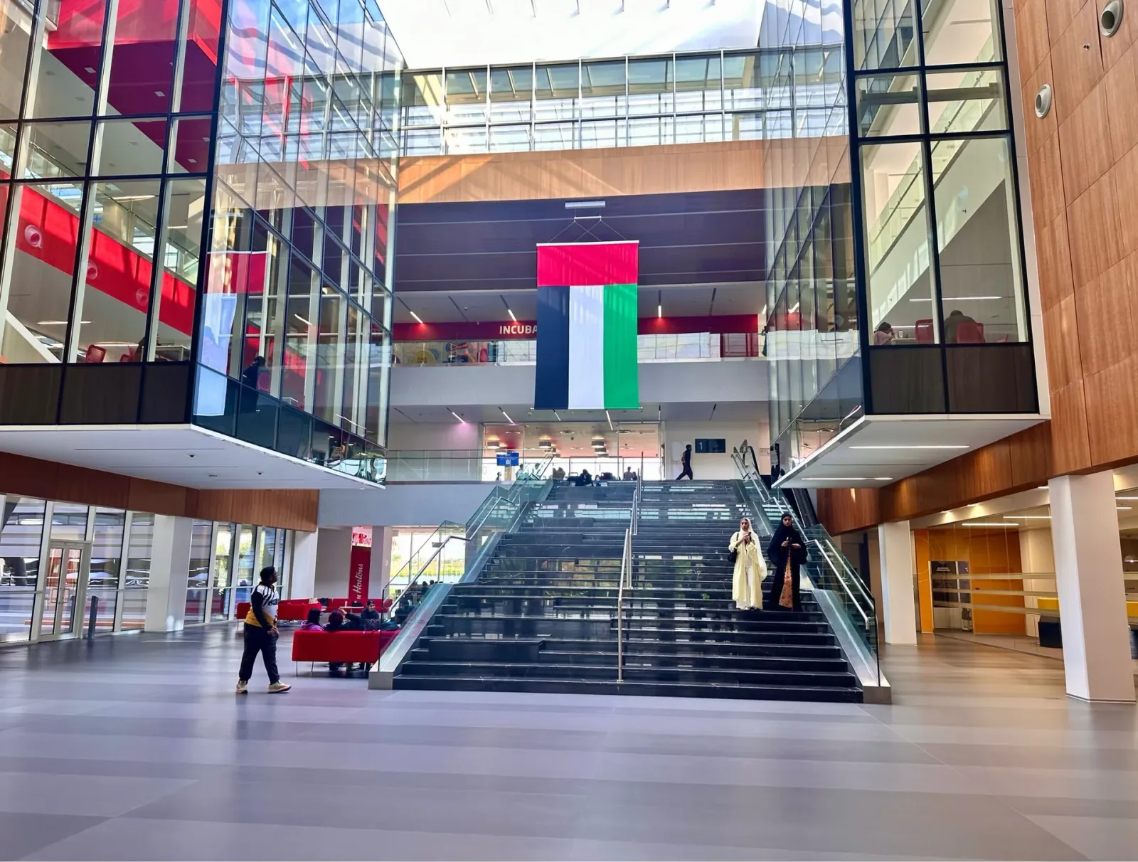 Students during the Dubai study tour